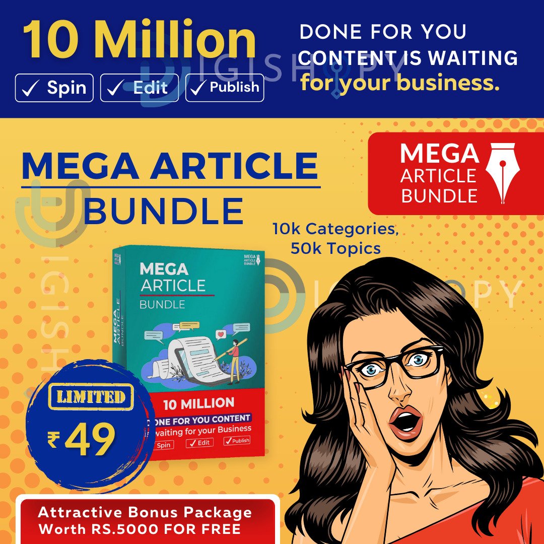 Mega 10 Million Article bundle