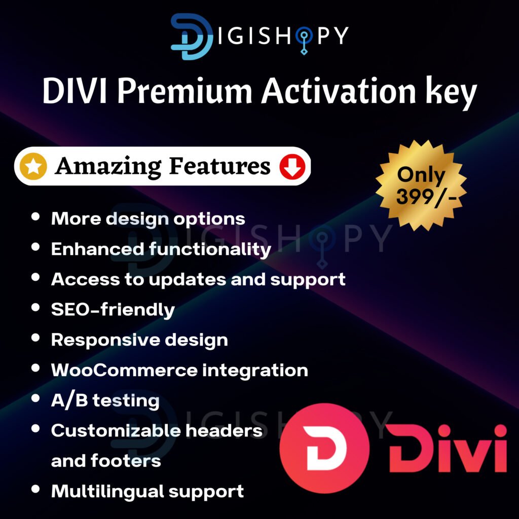 Divi Bundle Activation With Key (lifetime access)